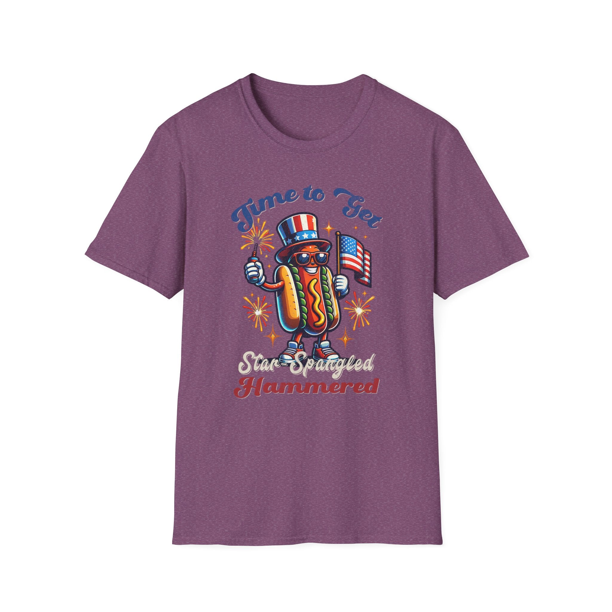 BBQ Hotdogs & Star-Spangled Shenanigans 4th of July T-shirt