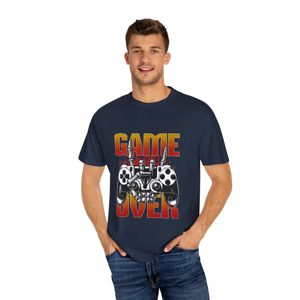 Skeleton Gamer Game Over T-shirt