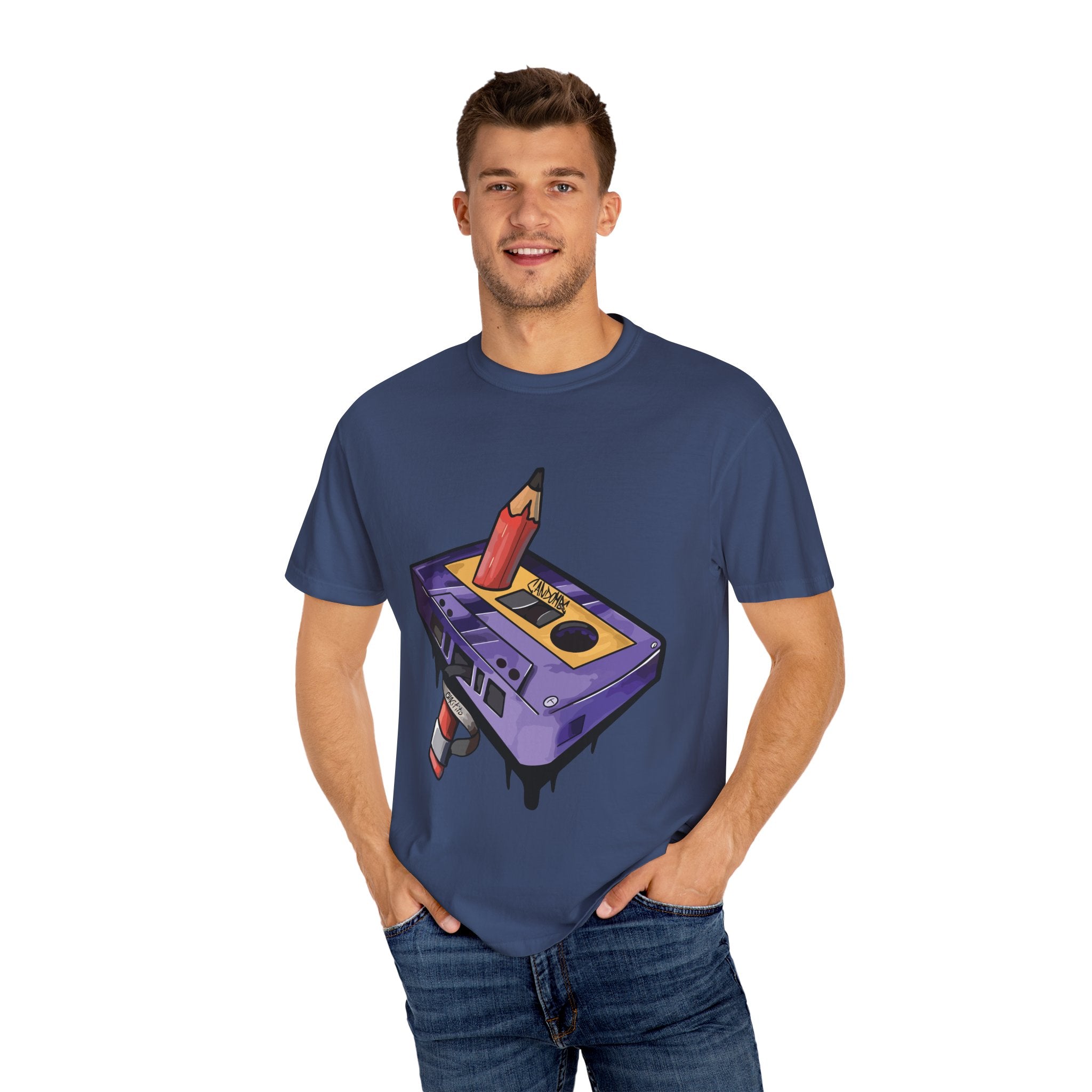 Funny Cassette Music Streetwear T-shirt