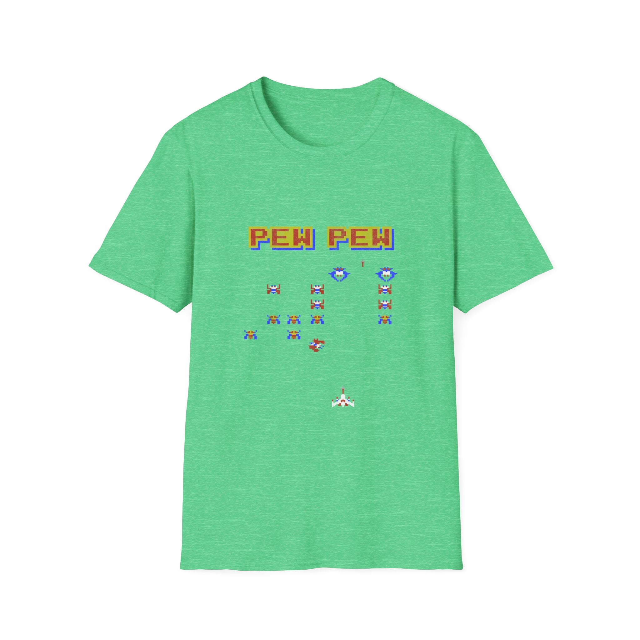 PEW PEW Retro Video Game Vintage Gaming Gamer T-Shirt