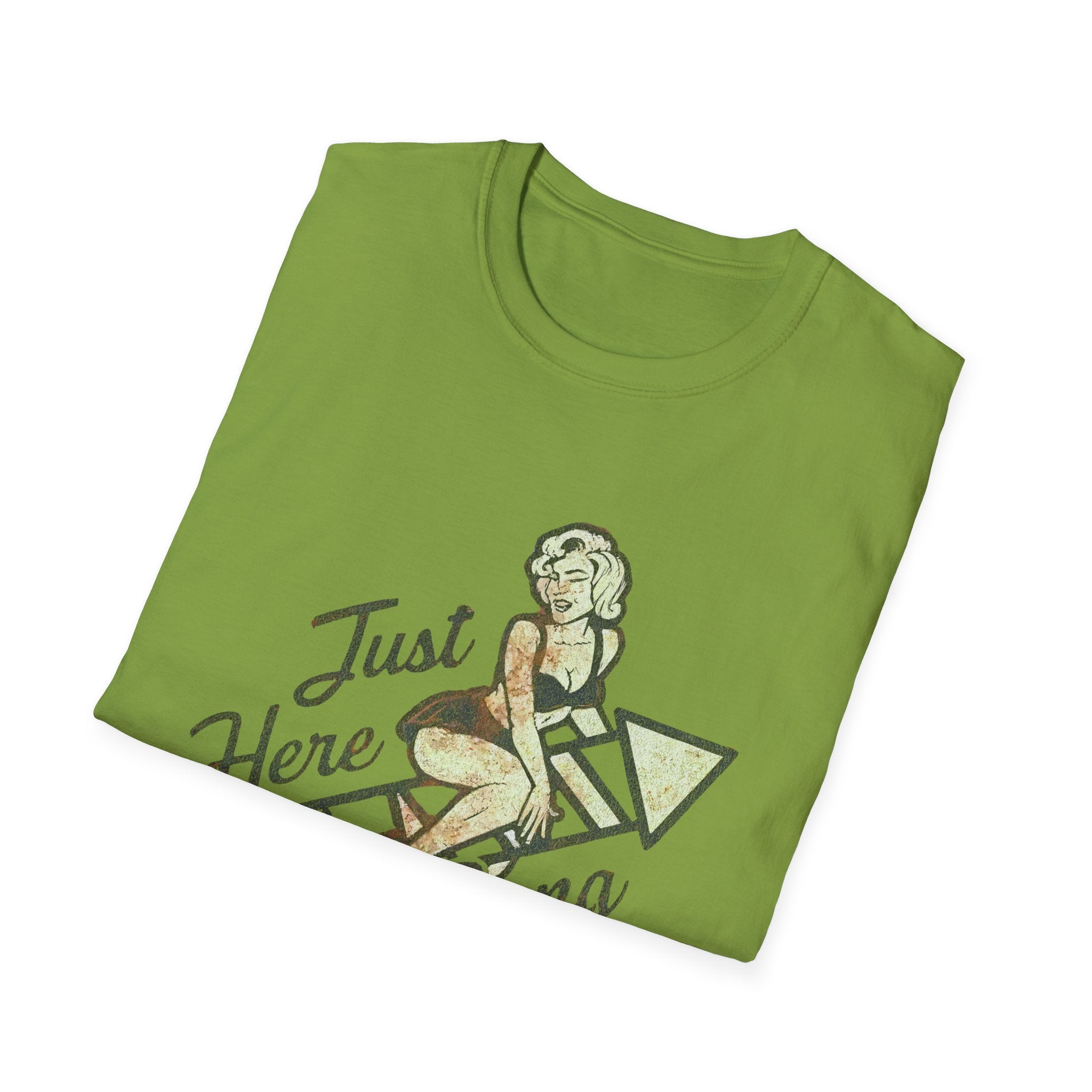 Just Here to Bang Firecrackers 4th of July Adult T-shirt