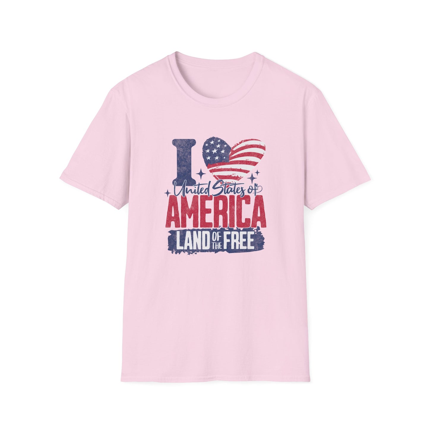 I Love United States of America 4th of July T-Shirt