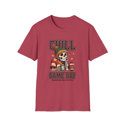 Coffee, Chill & Game Day Football Season T-Shirt