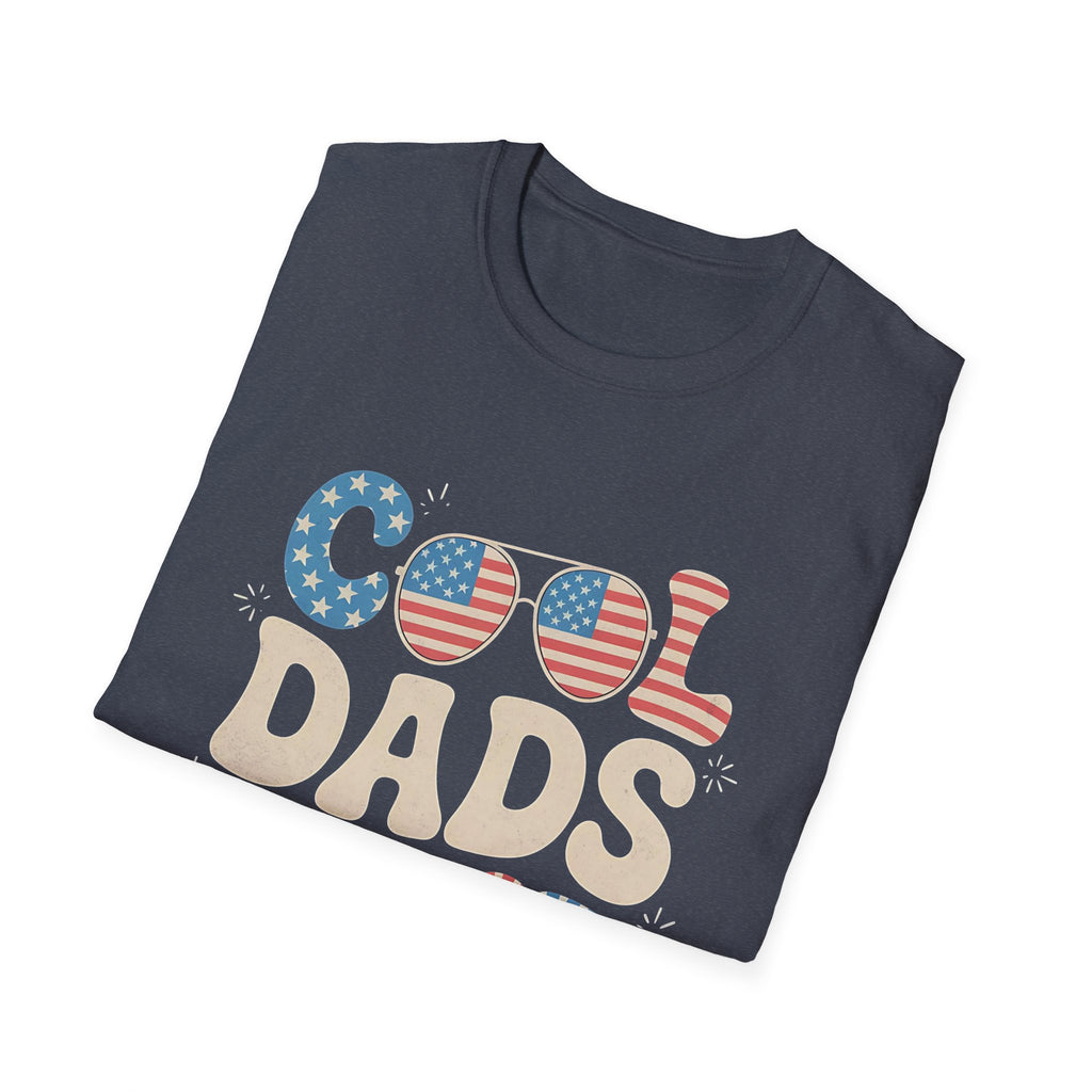 USA 4th of July Cool Dads Club America Father's Day T-shirt