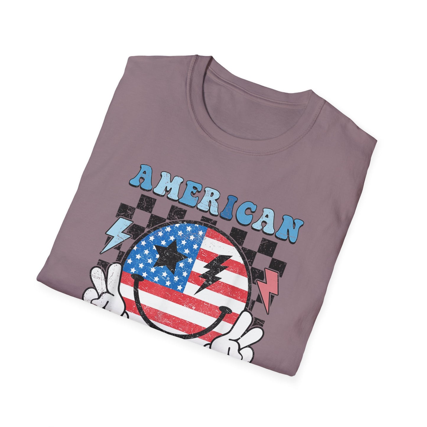 Vintage Peace Sign American Girl T-shirt
