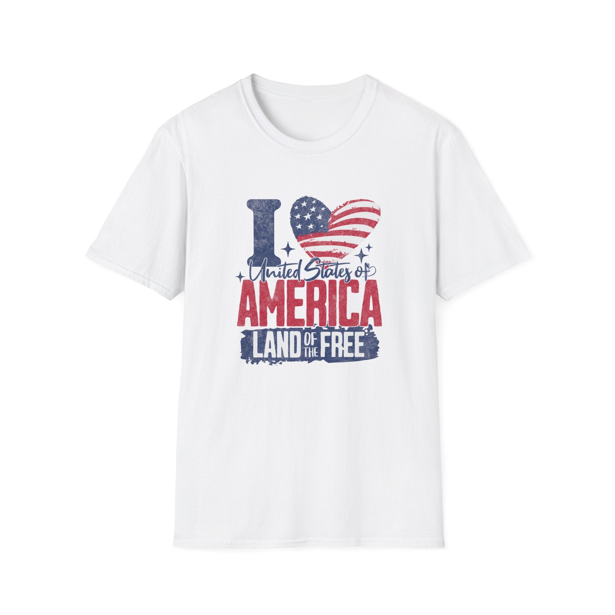 I Love United States of America 4th of July T-Shirt
