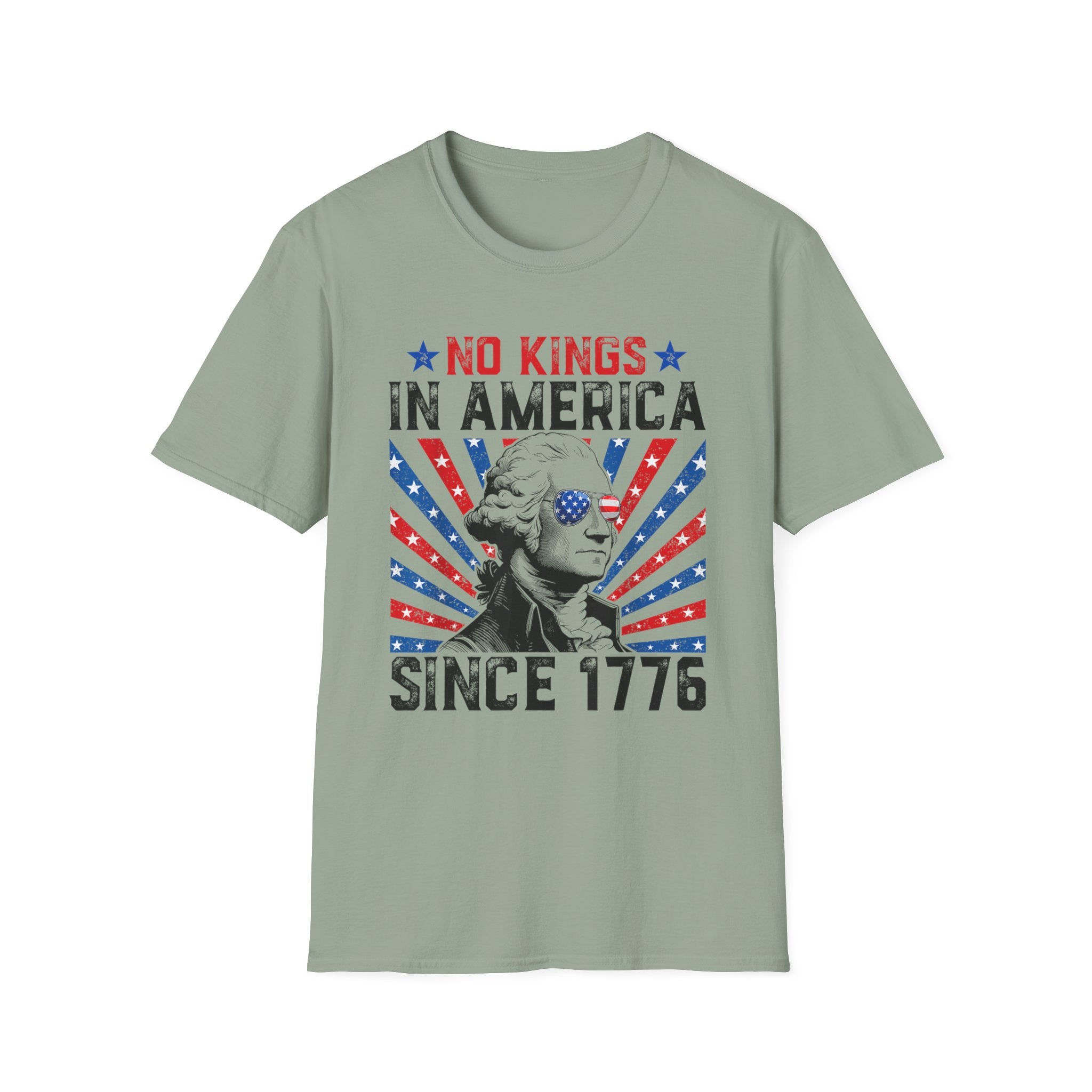 4th of July America Democracy No Kings Since 1776 T-Shirt