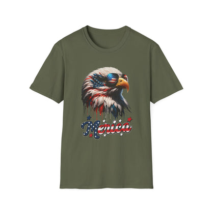US Bald Eagle ‘MERICA 4th of July T-shirt
