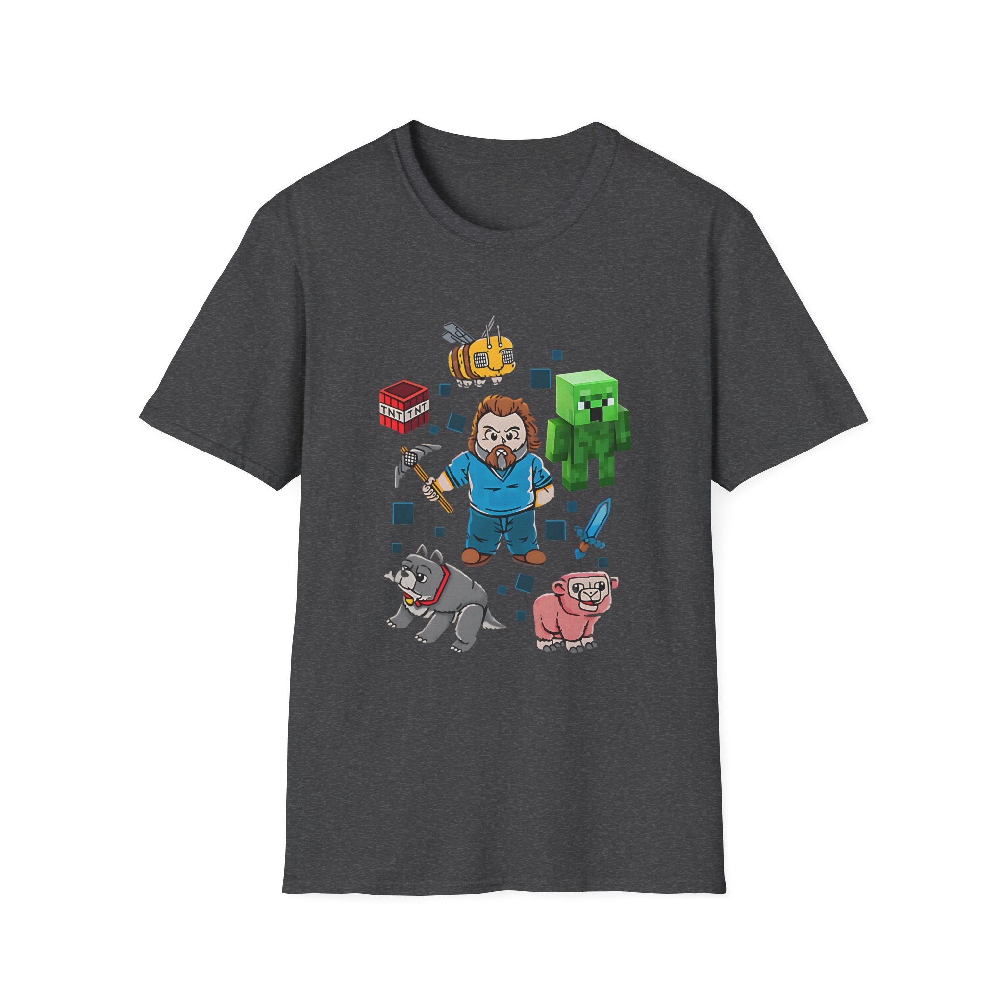 Pop Culture Mining & Crafting Funny Gaming T-Shirt