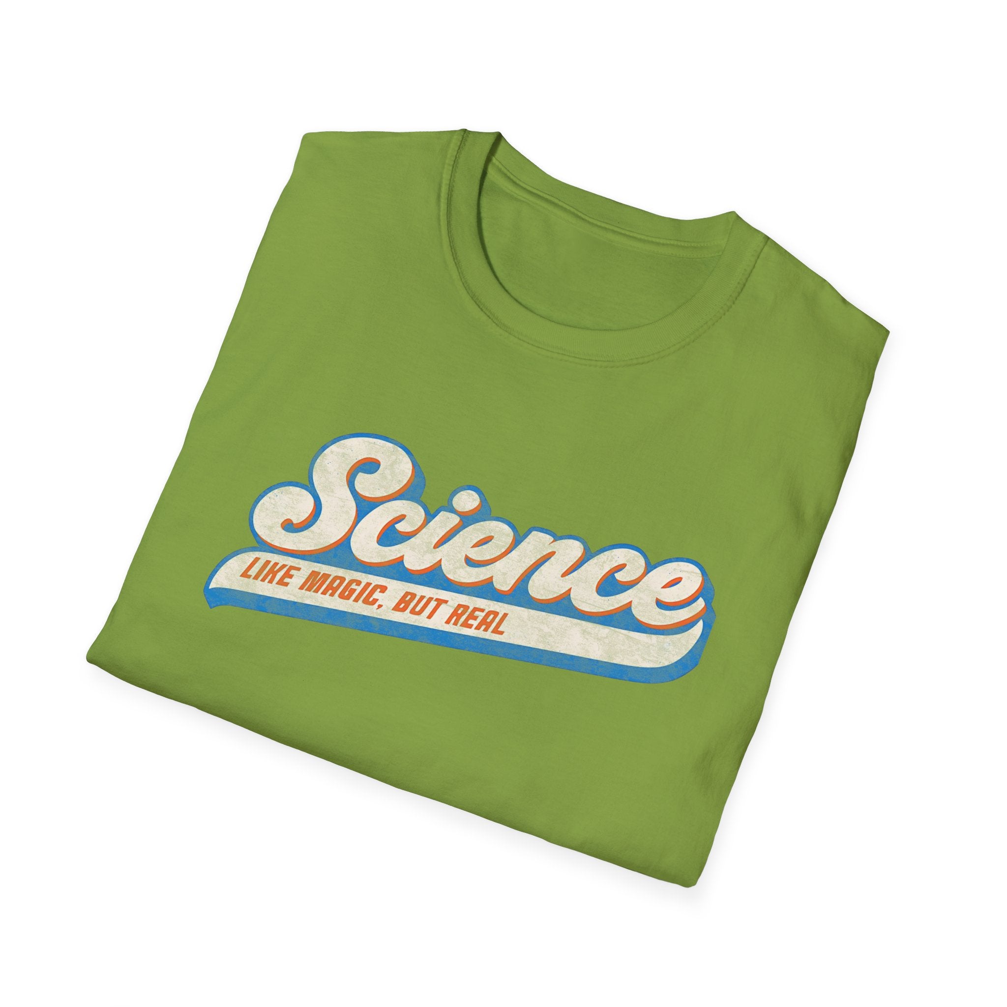 Funny Retro Science Like Magic but Real Vintage Science T-Shirt