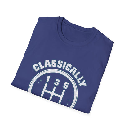 Classically Trained Stick Shift Hot Rod Gearhead Vintage Car T-Shirt