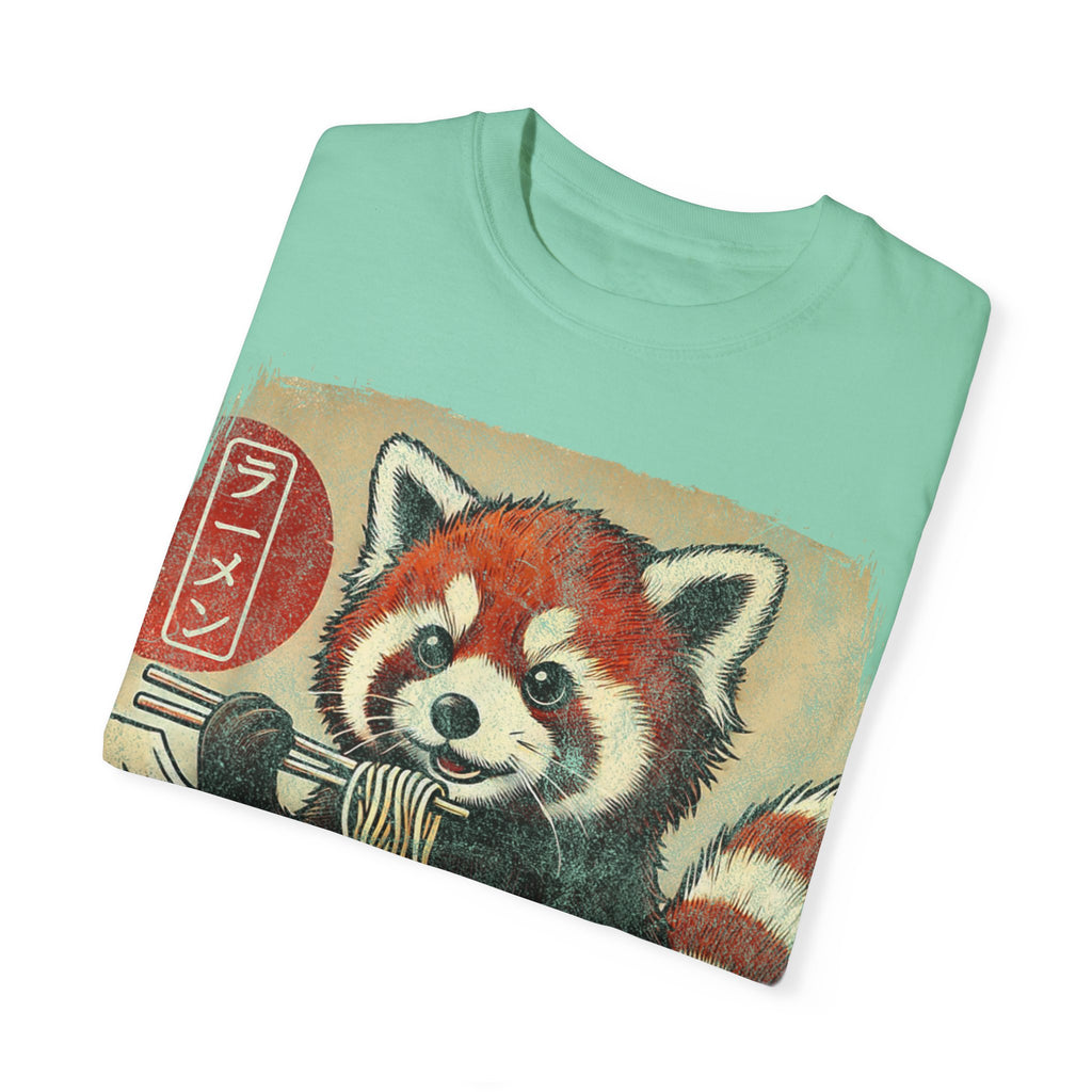 Ramen Time – Japanese Anime Red Panda T-shirt