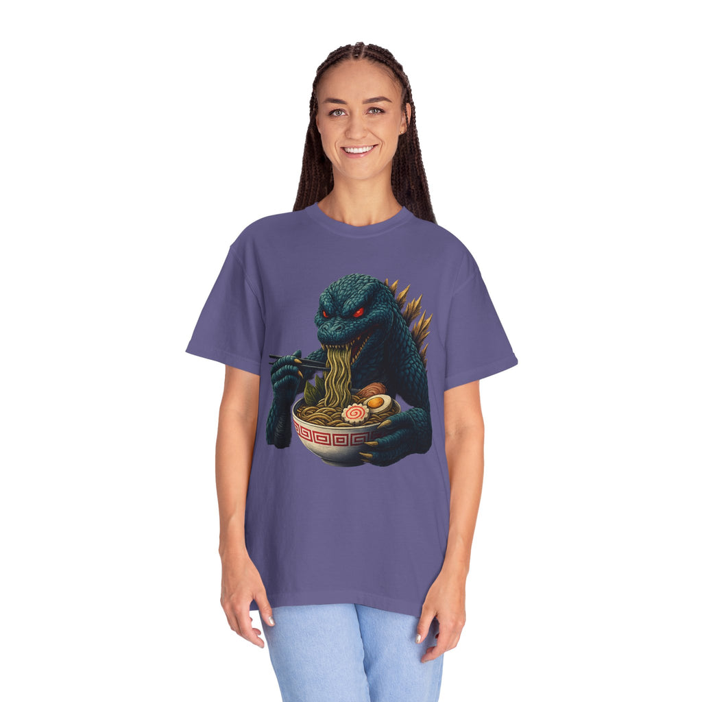 Kaiju Godzilla Eating Ramen T-shirt