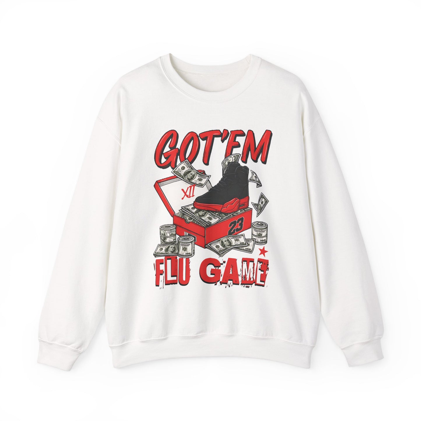Streetwear Sneakerhead Match Jordan 12 Retro Flu Game Sweatshirt