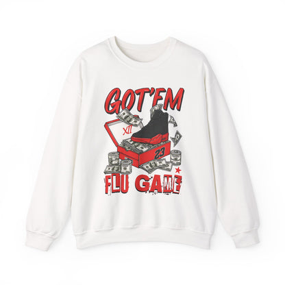 Streetwear Sneakerhead Match Jordan 12 Retro Flu Game Sweatshirt