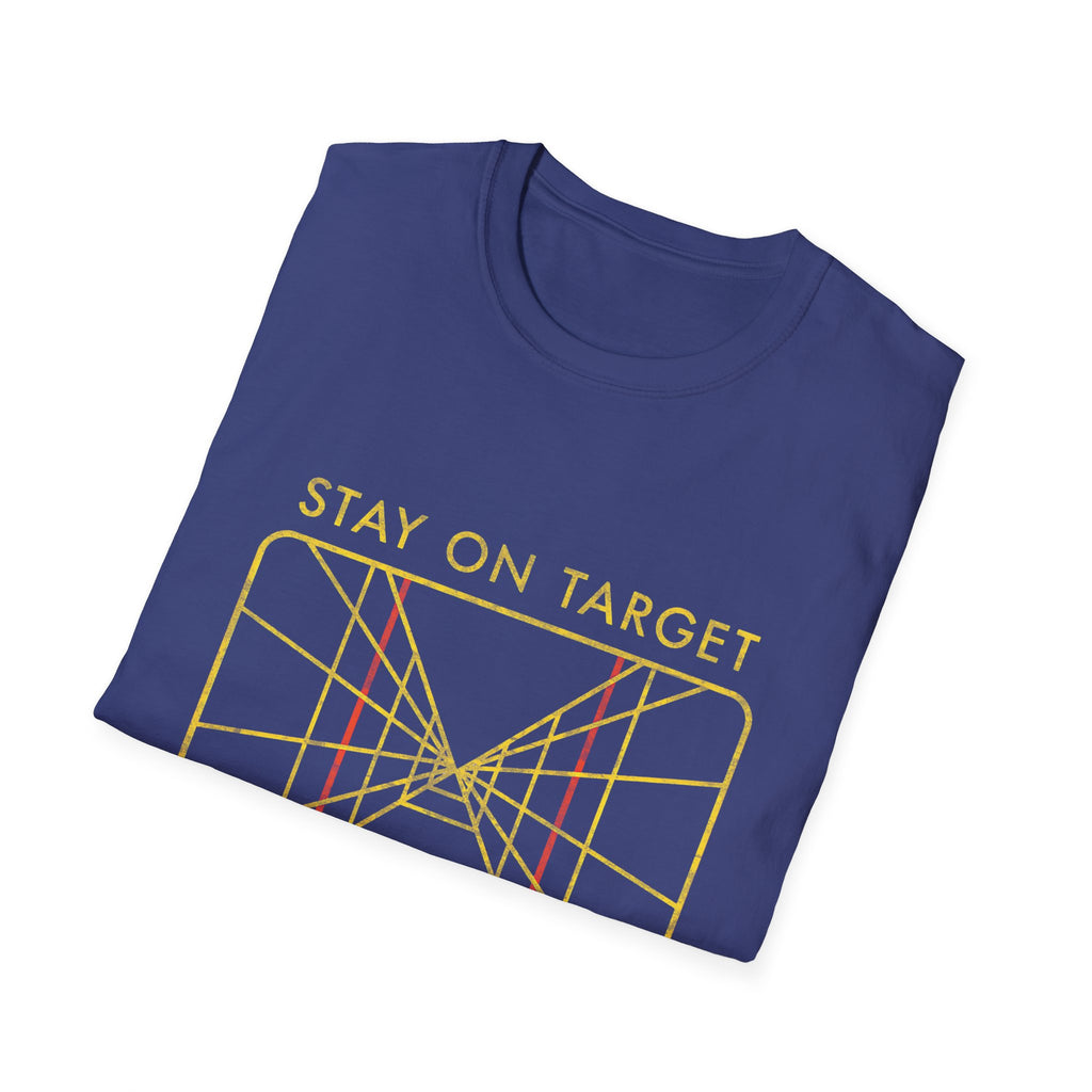 Funny Pop Culture Stay on Target Arcade Retro 80s T-shirt
