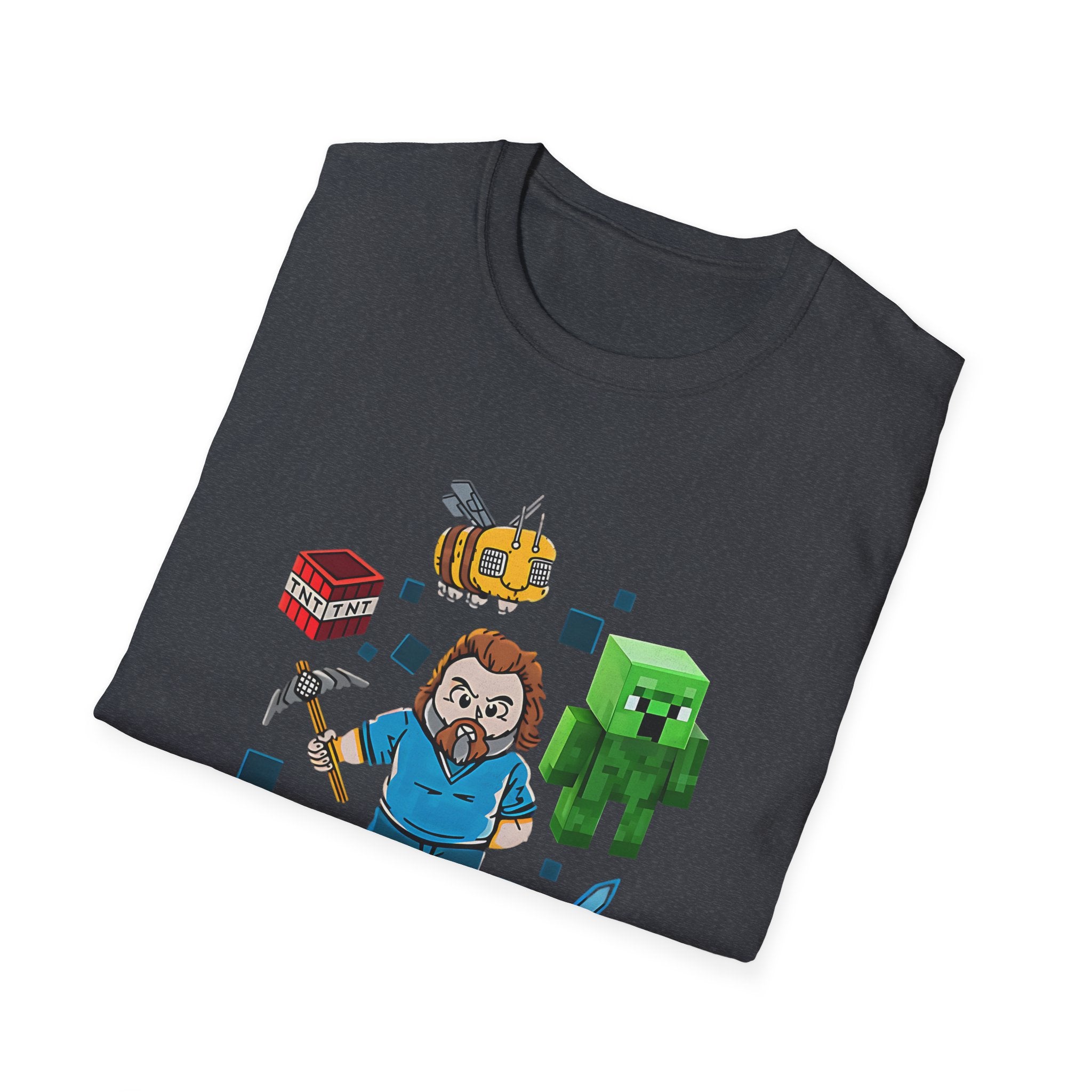 Pop Culture Mining & Crafting Funny Gaming T-Shirt