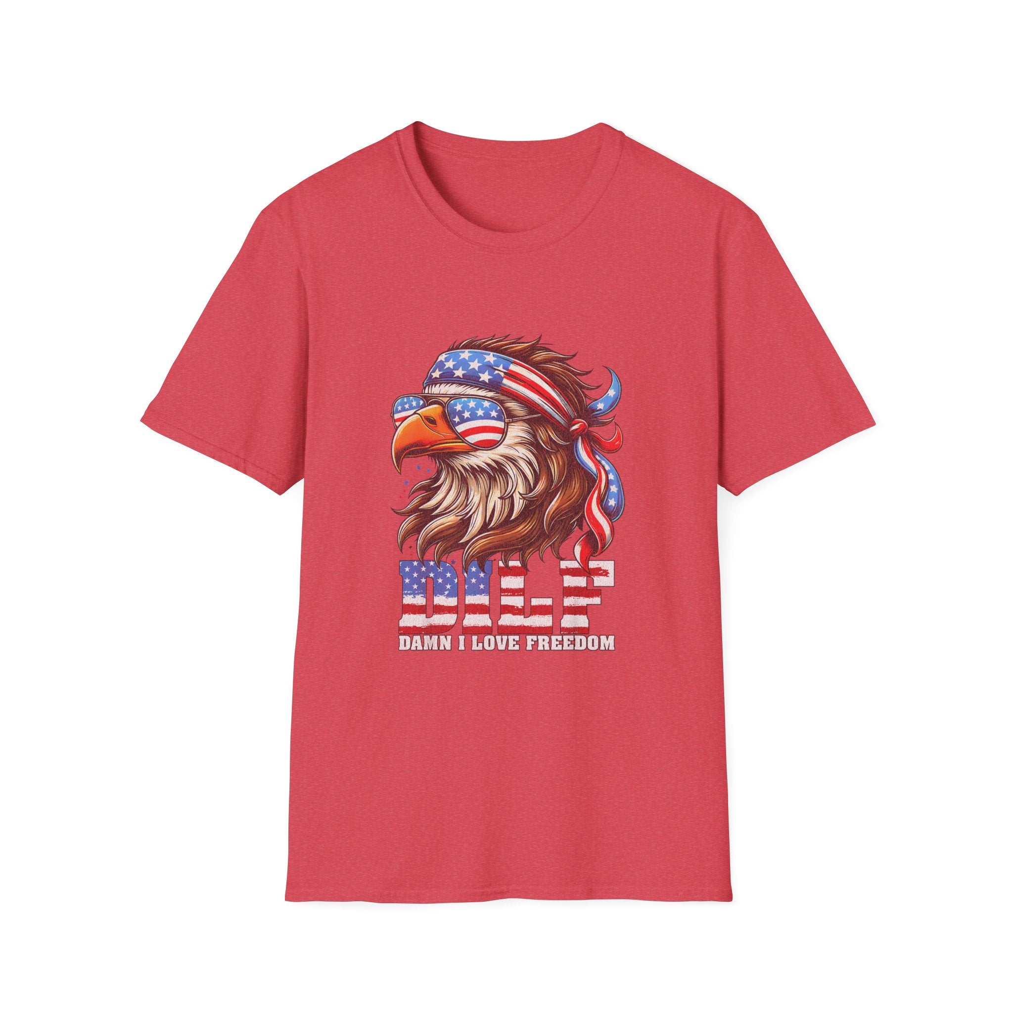 America Bald Eagle MILF – Man I Love Freedom USA 4th of July T-shirt