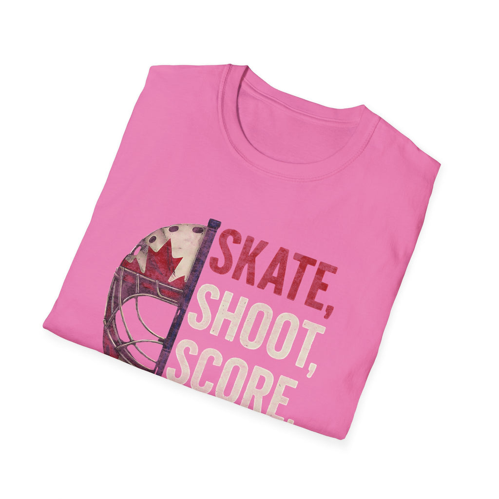 Hockey Skate Shoot Score Hockey Canada T-Shirt