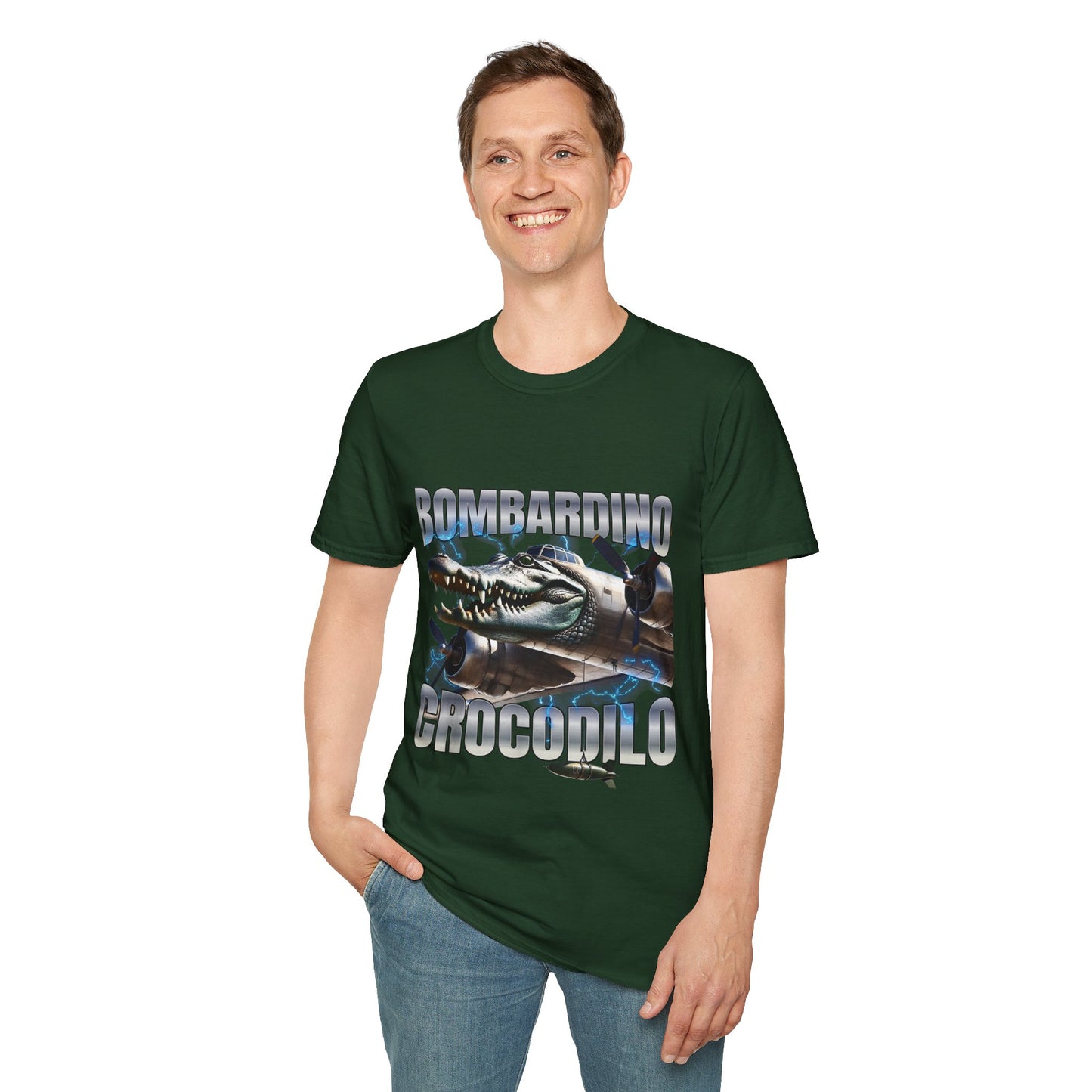 Funny Meme Bombardino Crocodilo T-shirt