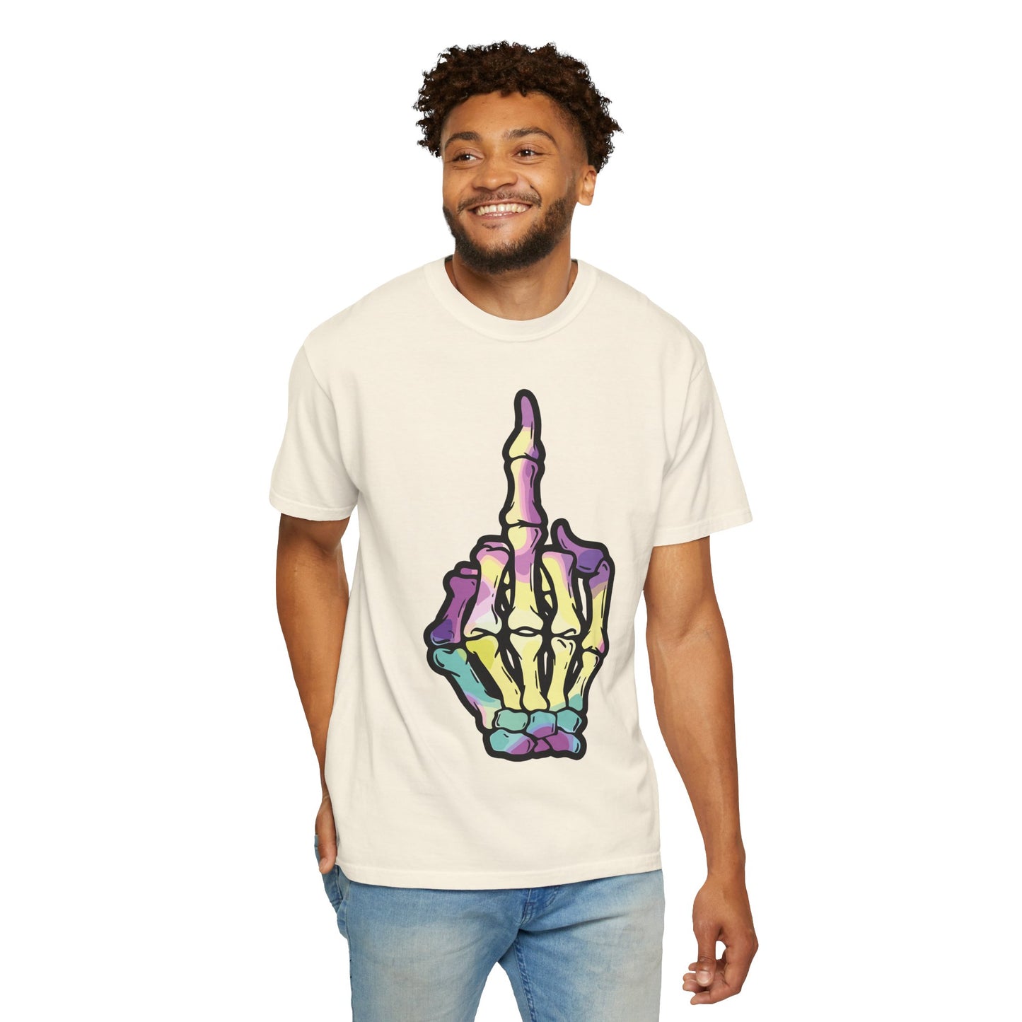 Skeleton Hand F You Streetwear T-shirt