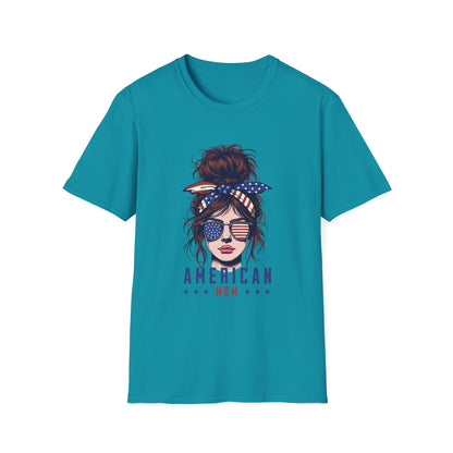 4th of July Gifts for Mothers American Mom T-shirt