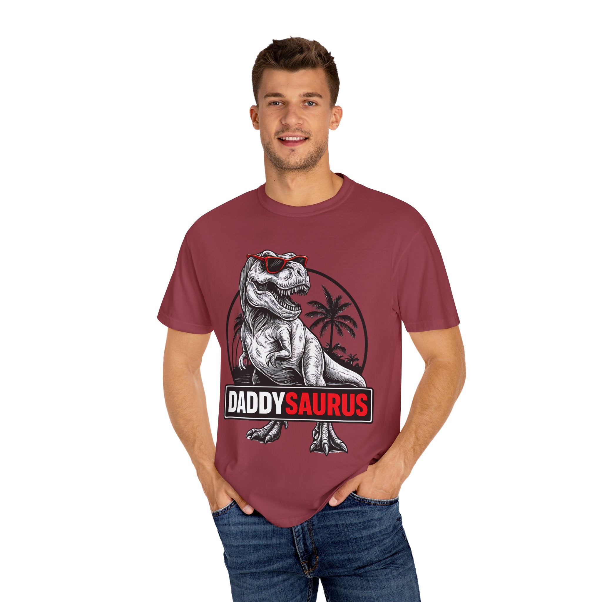 Daddy Saurus – Father’s Day T-Rex Dino T-shirt