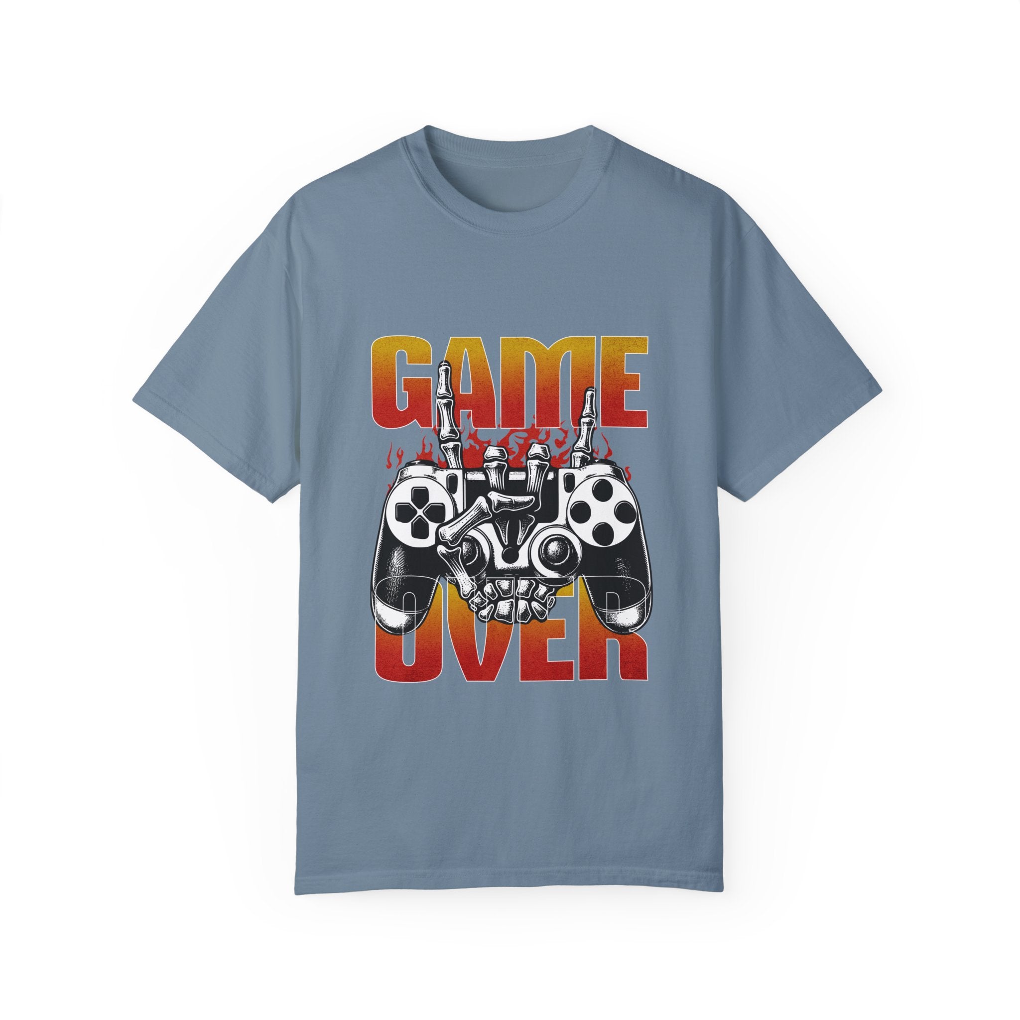 Skeleton Gamer Game Over T-shirt