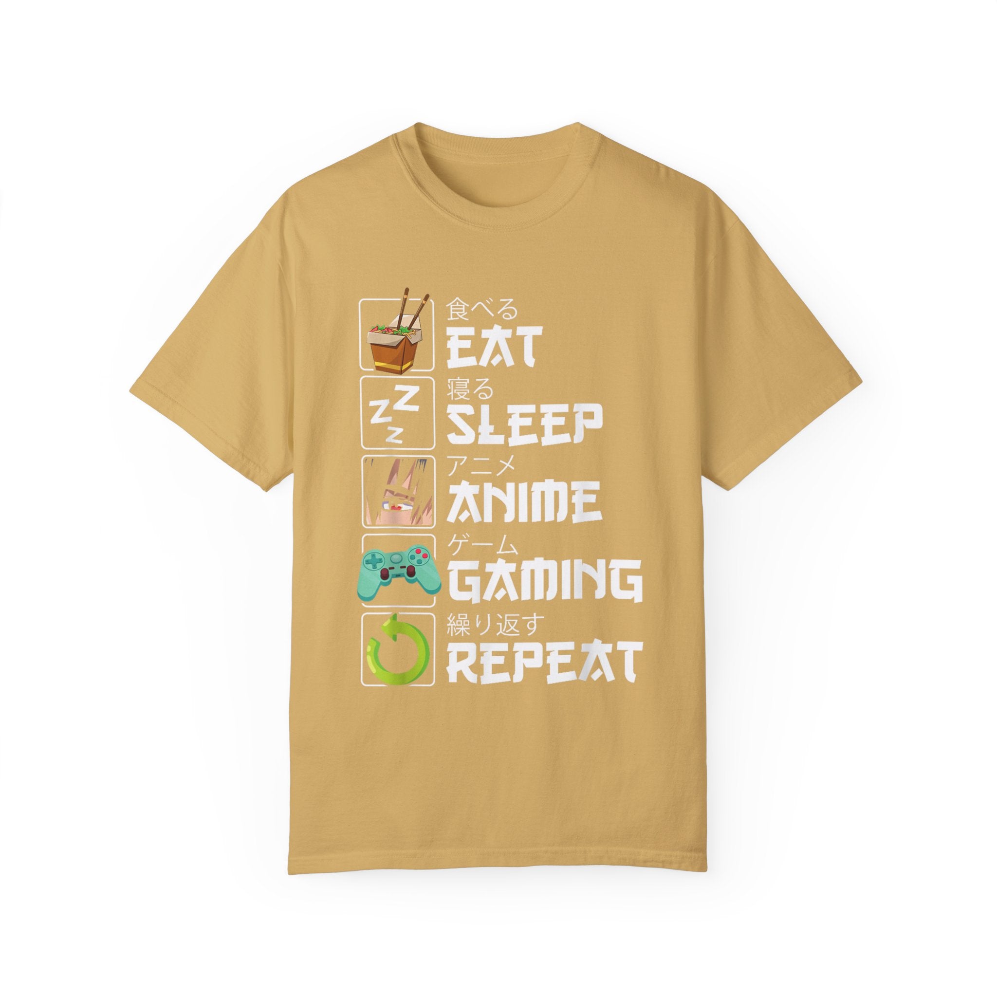 Eat Sleep Anime Gaming Repeat Anime Gaming T-shirt