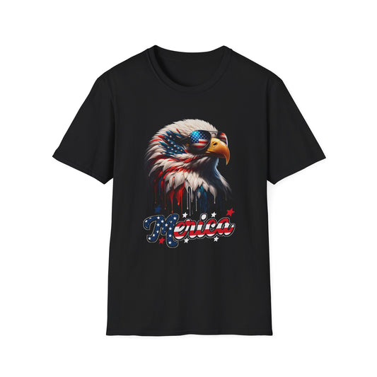 US Bald Eagle ‘MERICA 4th of July T-shirt