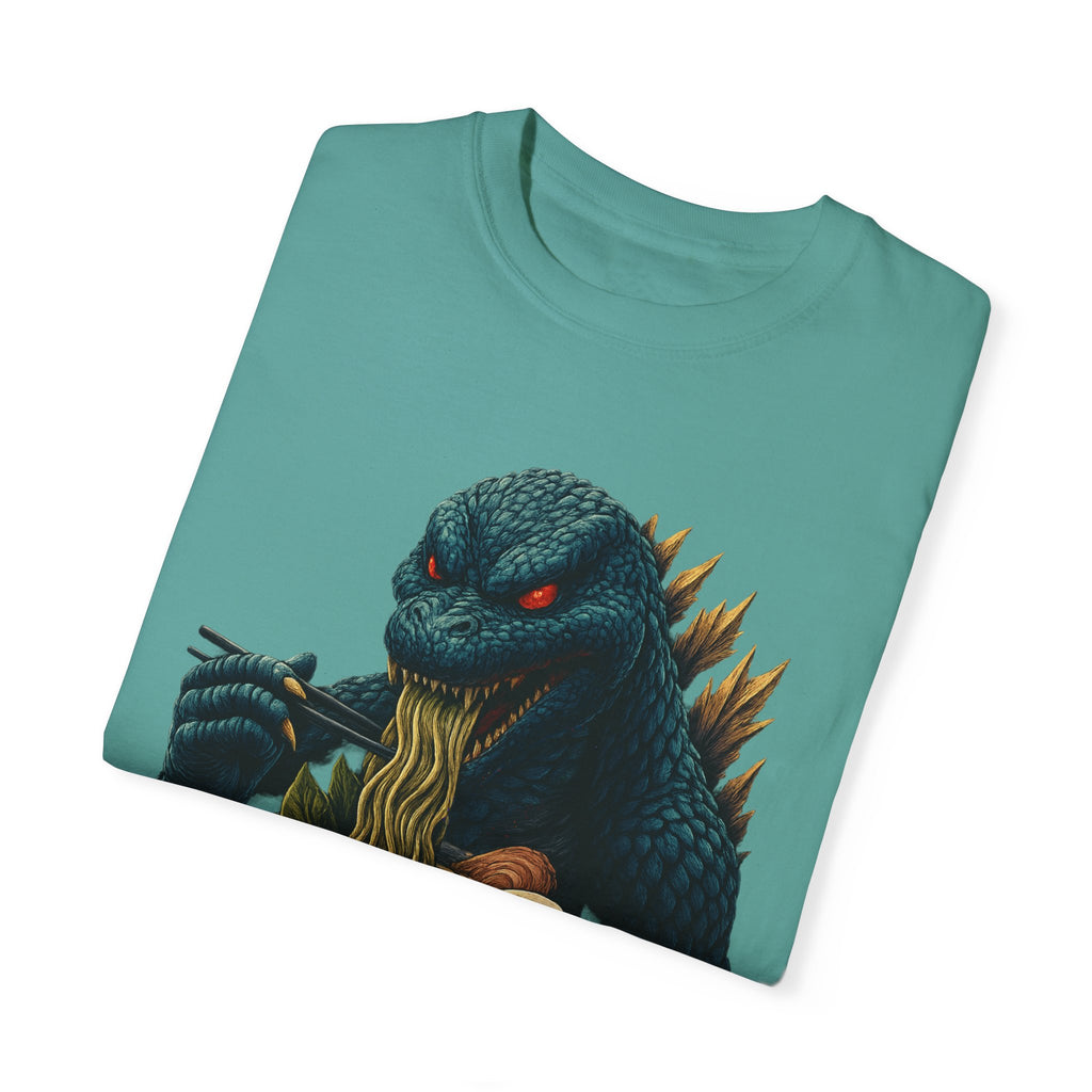 Kaiju Godzilla Eating Ramen T-shirt