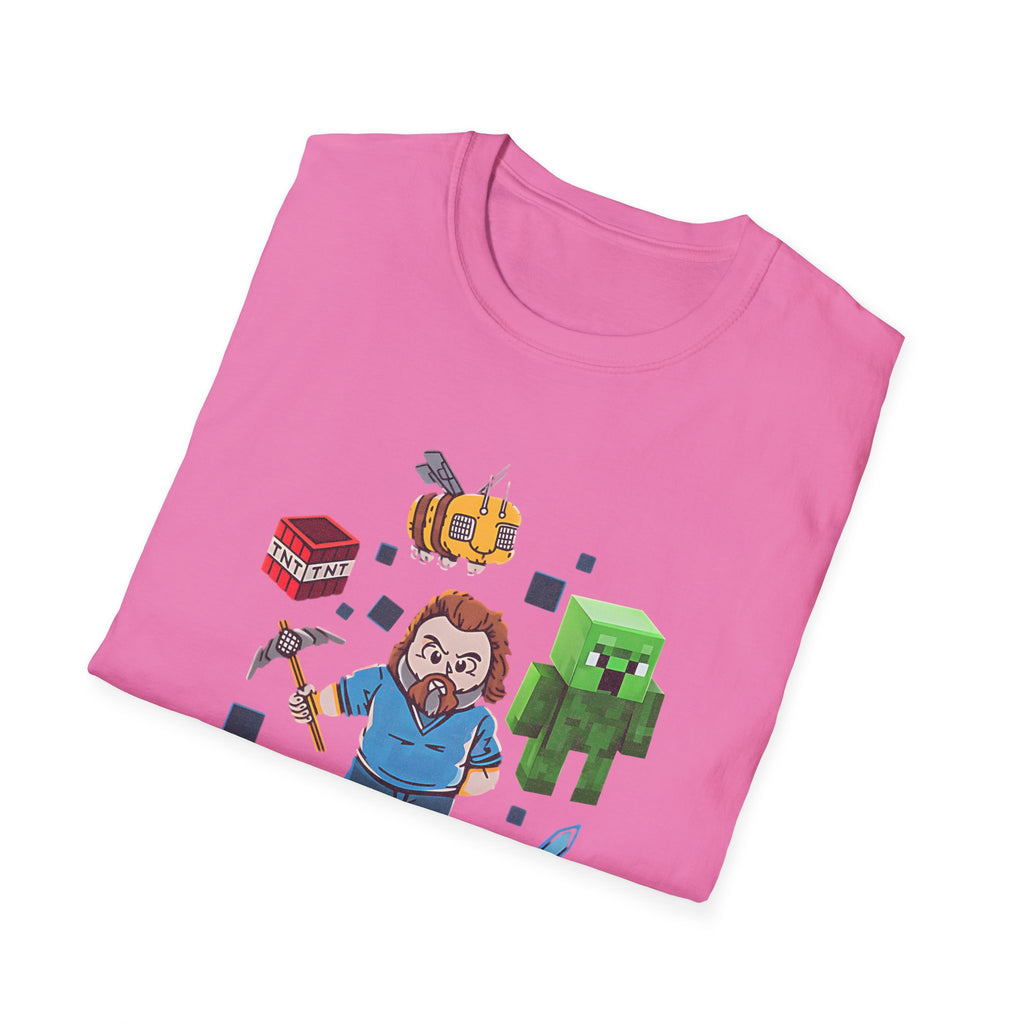 Pop Culture Mining & Crafting Funny Gaming T-Shirt