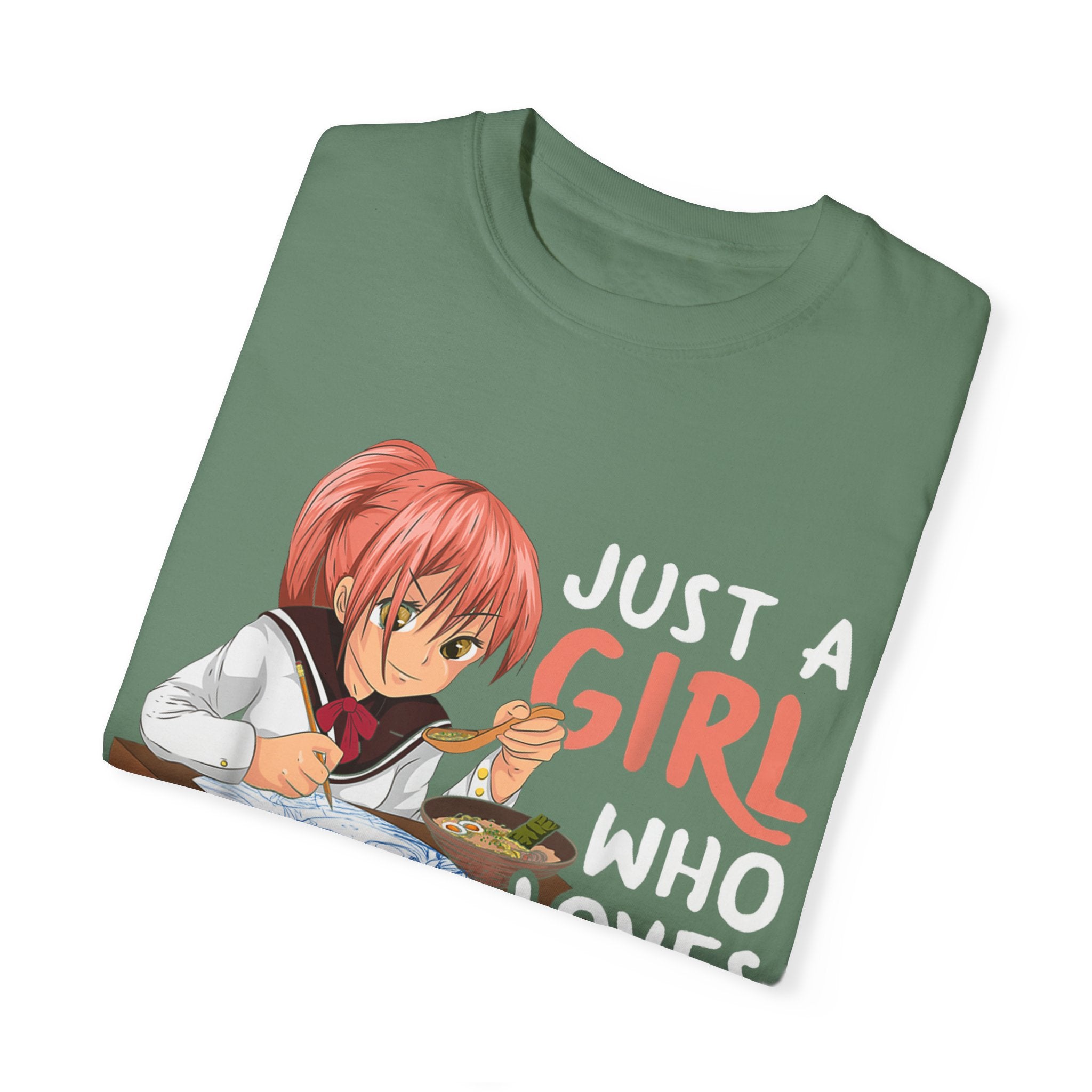 Just a Girl Who Loves Anime, Ramen & Sketching  Anime T-shirt