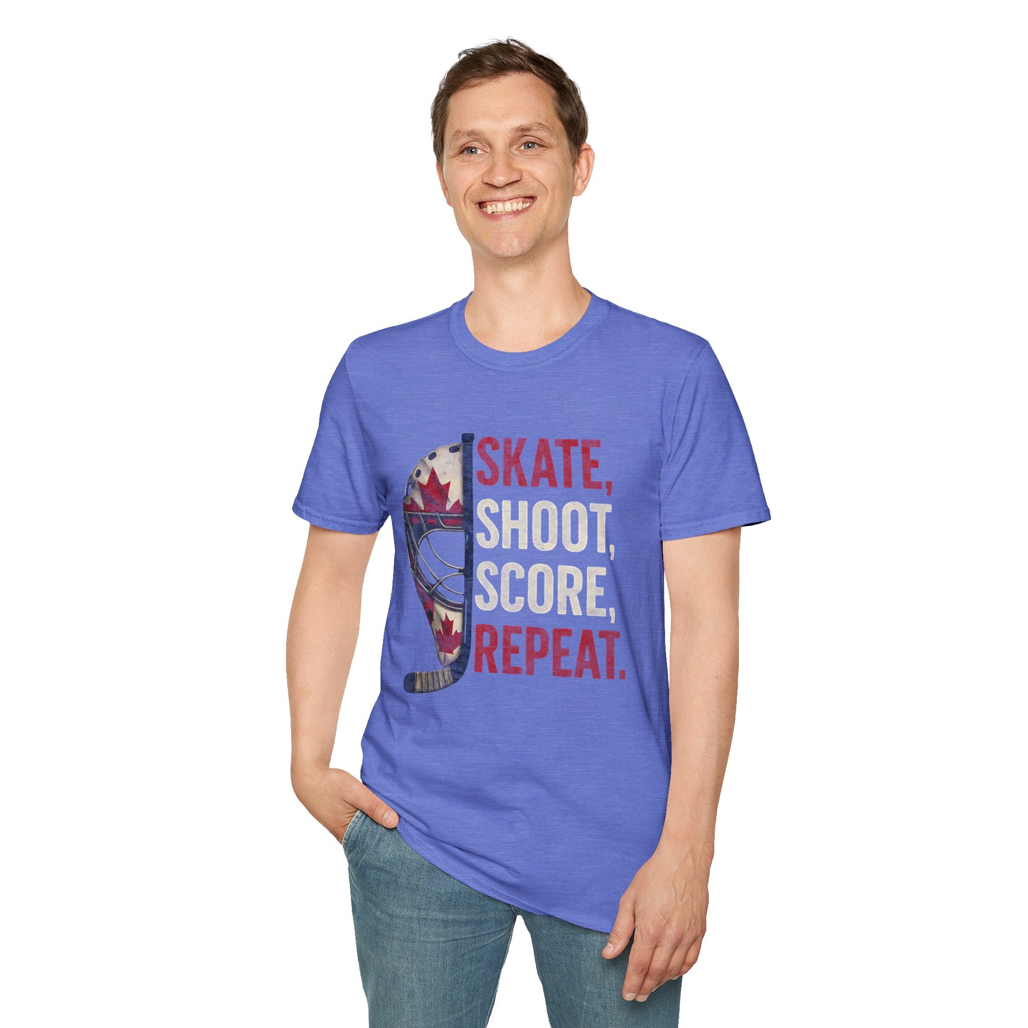 Hockey Skate Shoot Score Hockey Canada T-Shirt