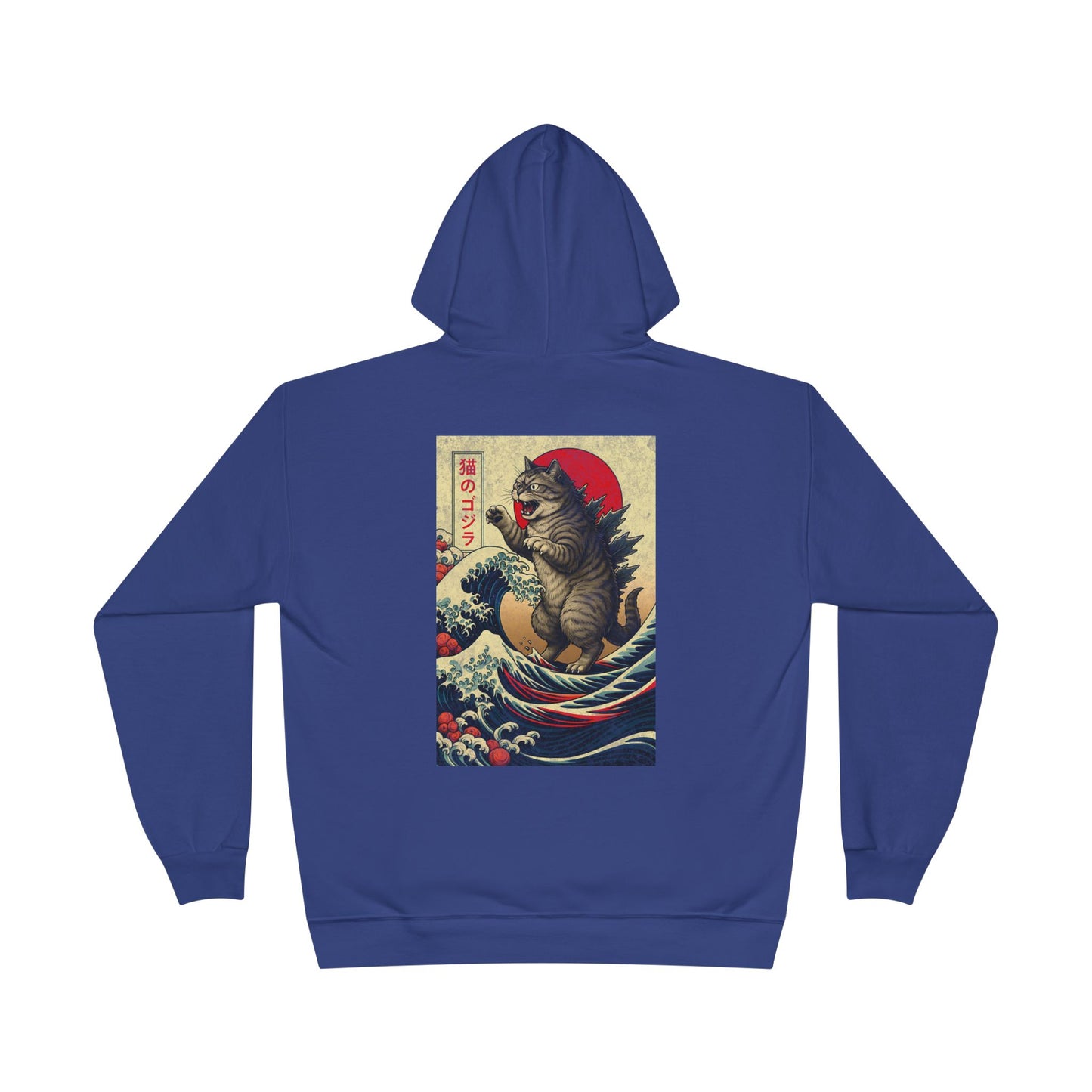 Kaiju Japan Streewear Catzilla Anime Godzilla Cat Hoodie