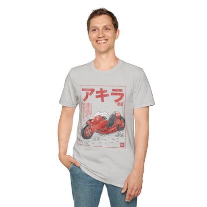 Akira Sumi-e Bike Japanese Manga Cyberpunk T-Shirt