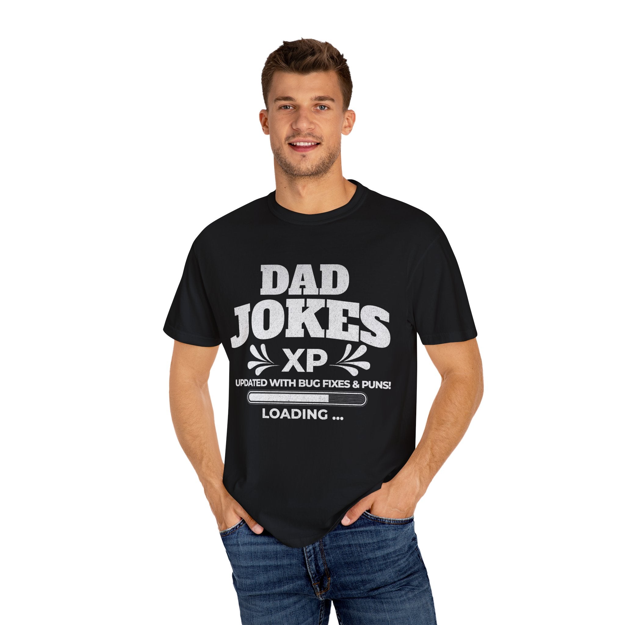Dad Jokes XP Loading Funny Father’s Day  T-shirt