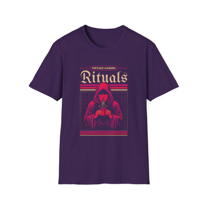 Vintage Gaming Rituals Retro Old School Gamer T-Shirt