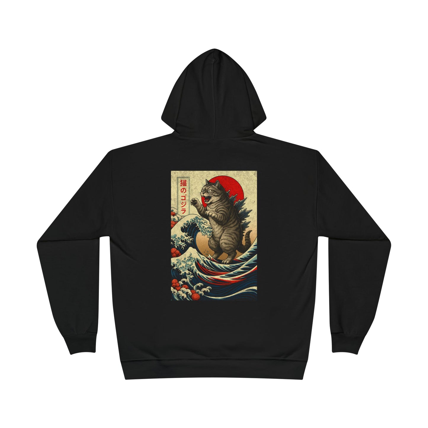 Kaiju Japan Streewear Catzilla Anime Godzilla Cat Hoodie