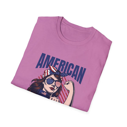 American Empowered Woman 4th of July Gifts Women's T-shirt