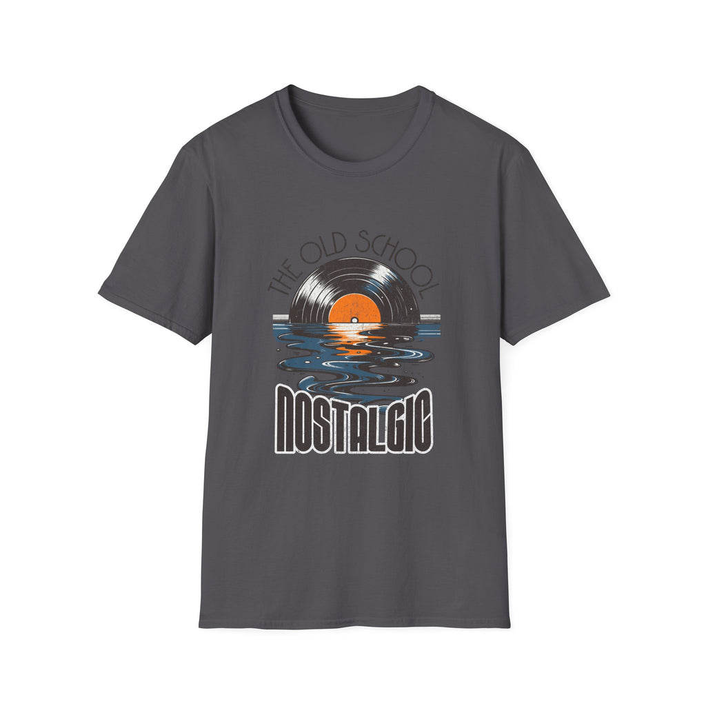 Retro Nostalgic Vintage Vinyl Music T-shirt