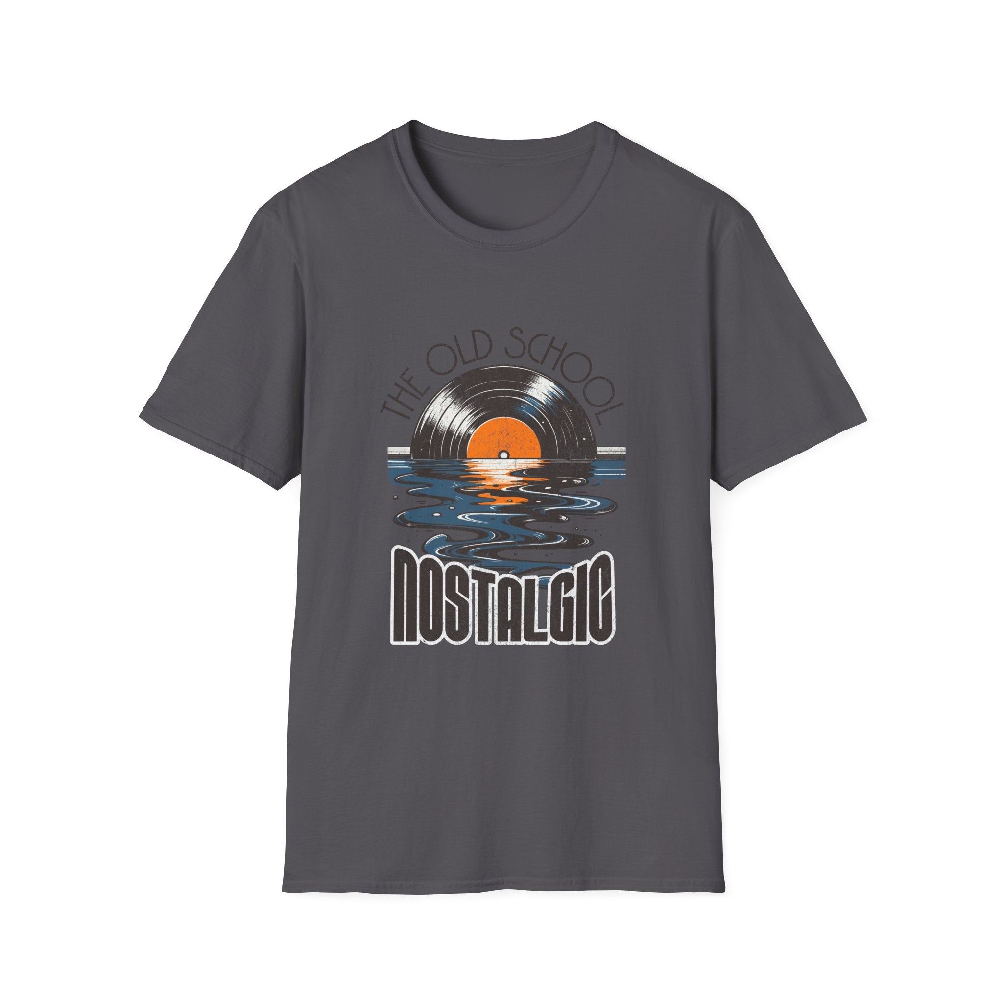 Retro Nostalgic Vintage Vinyl Music T-shirt