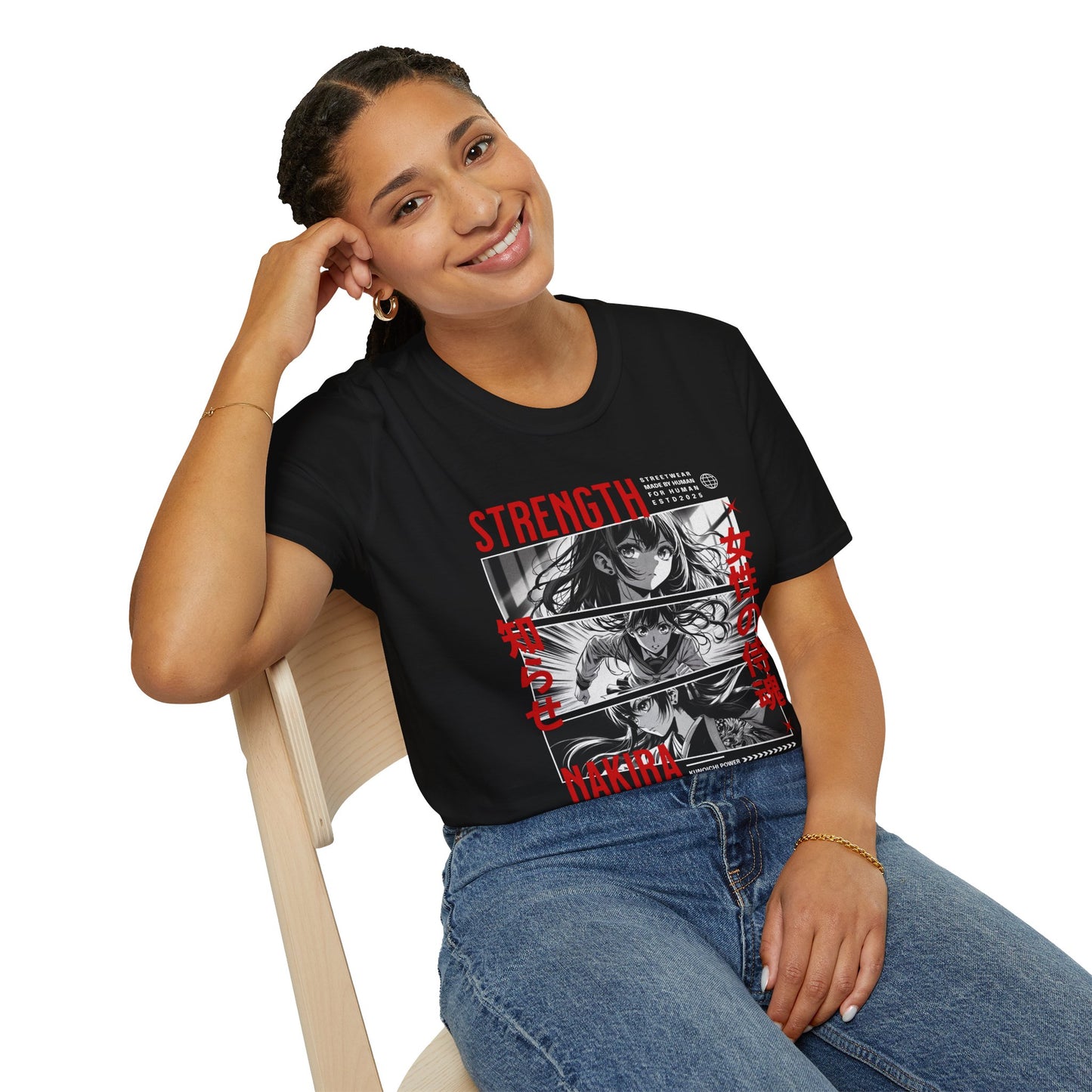 Nakira Strength Anime Girl T-Shirt