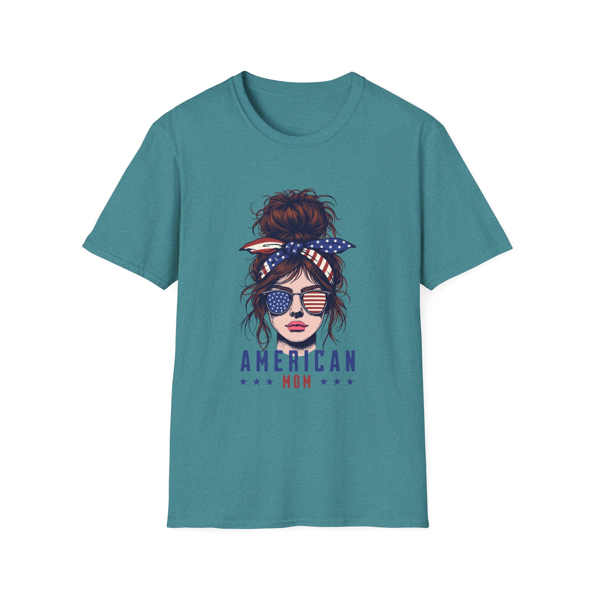 4th of July Gifts for Mothers American Mom T-shirt