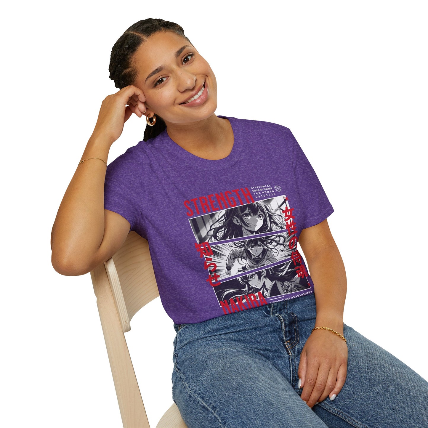 Nakira Strength Anime Girl T-Shirt