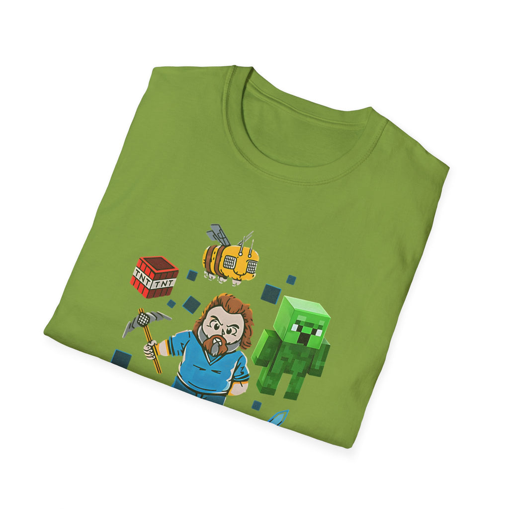 Pop Culture Mining & Crafting Funny Gaming T-Shirt